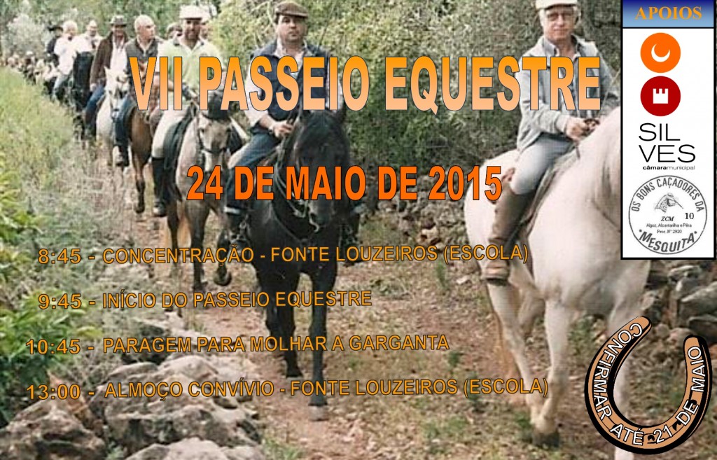 2015 Cartaz Passeio Equestre