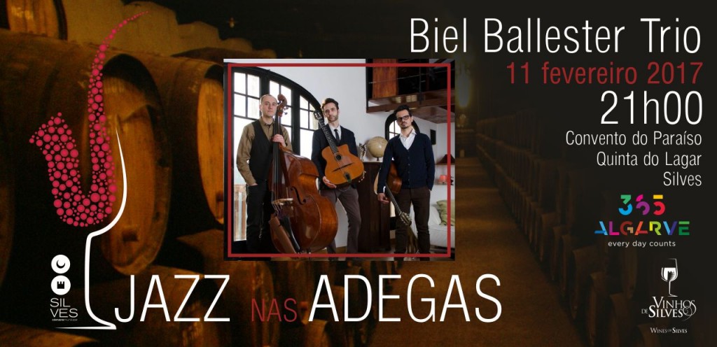Jazz nas Adegas_Banner Notícia_Biel Ballester Trio