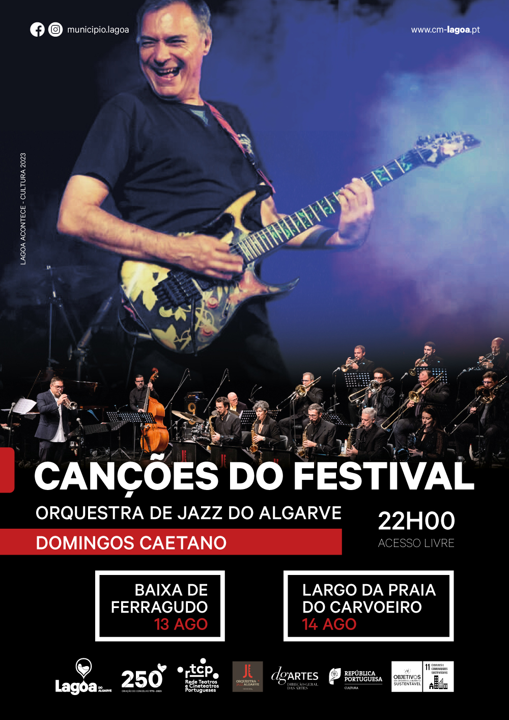 Orquestra de Jazz do Algarve e Domingos Caetano recordam as Canções do